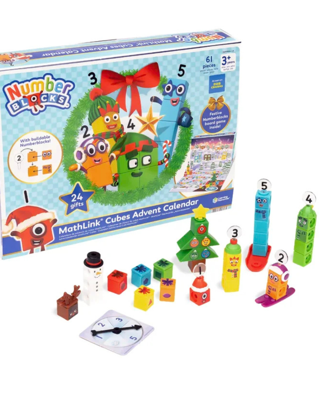 Learning Resources – Numberblocks MathLink Cubes Advent Calendar 1